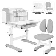 Комплект Anatomica Umka парта + стул + надстройка + выдвижной ящик + подставка для книг Комплект Anatomica Umka парта + стул + надстройка + выдвижной ящик + подставка для книг